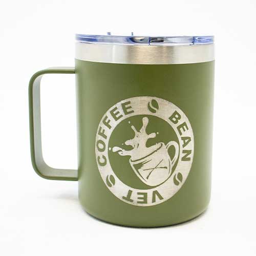 Coffee Bean Vet Logo 12oz Tumbler