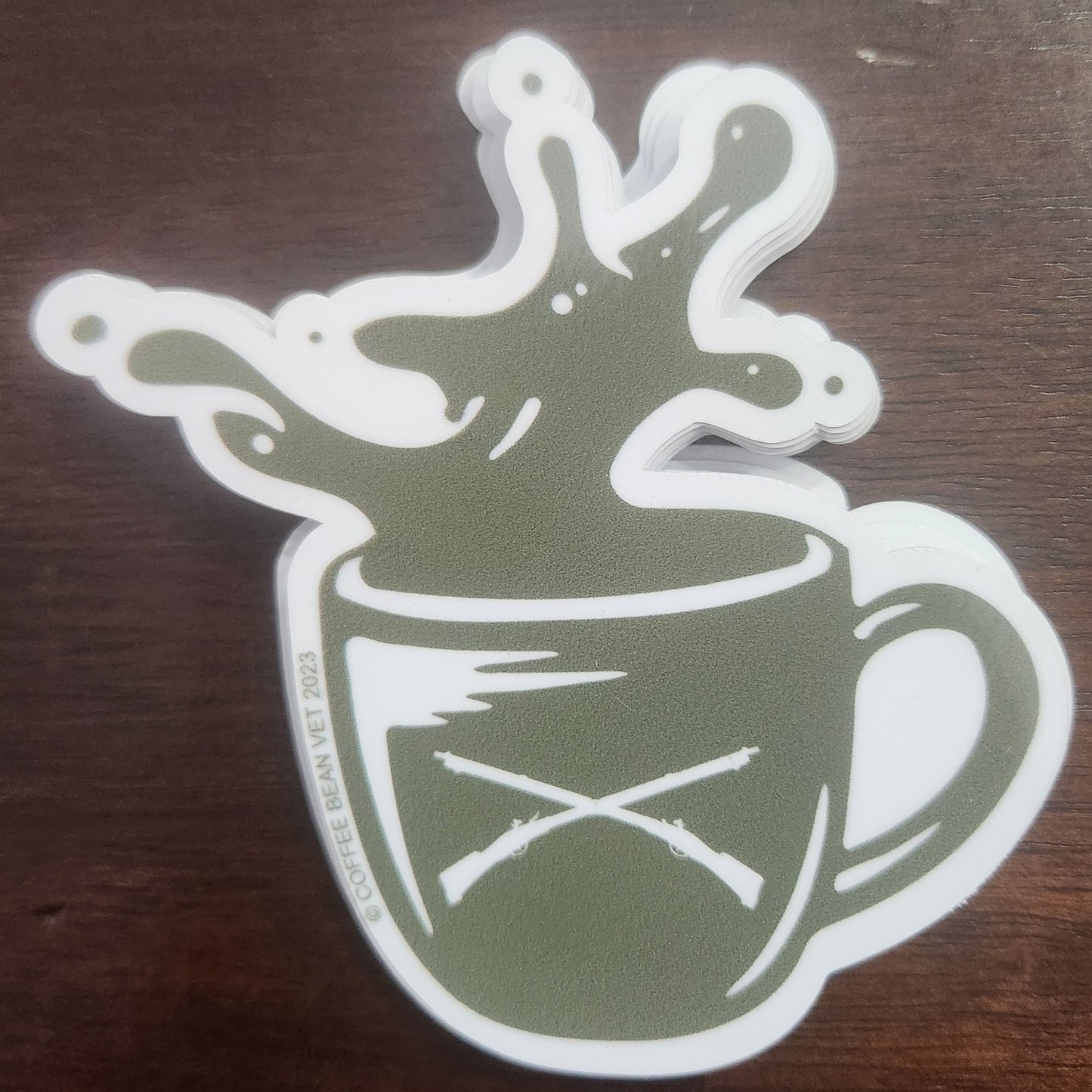 MUG STICKER - OD GREEN