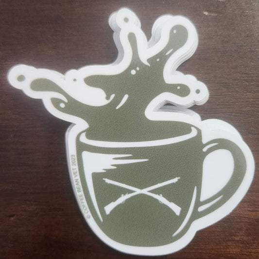 MUG STICKER - OD GREEN